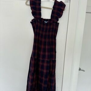 Hill House Navy Tartan Ellie Nap Dress